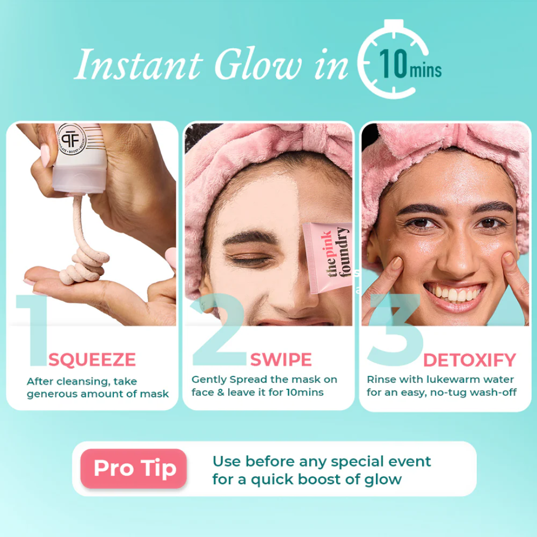 The Pink Foundry Pore Refining & Soothing Clay Mask