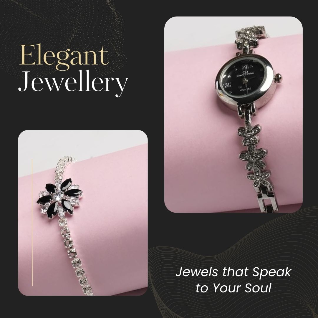 πΈ Blooming Beauty - 6PCS Silver Jewelry Set for Timeless Elegance πΈ