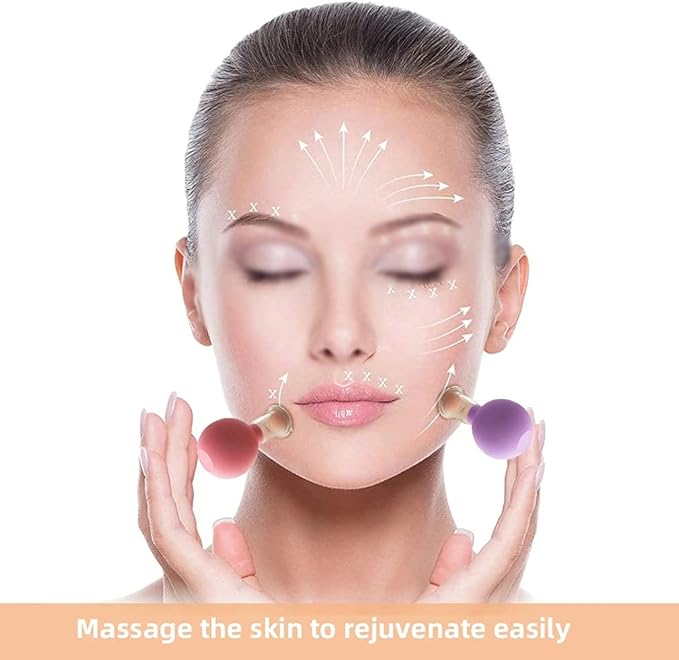 Vacuum Cupping For Facial Massage