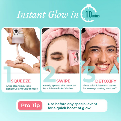 The Pink Foundry Pore Refining & Soothing Clay Mask