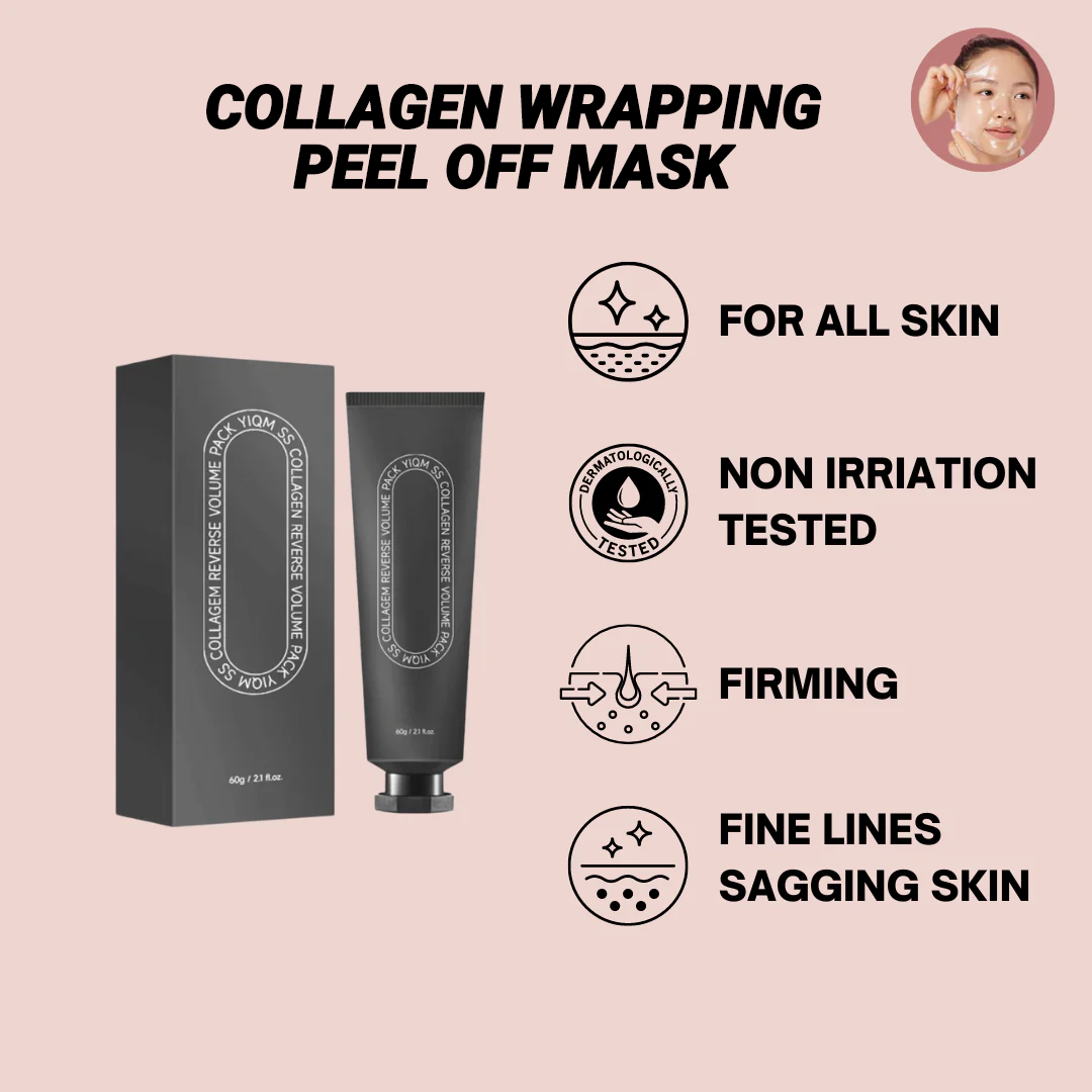 Collagen Wrapping Peel Off Mask with Free Applicator